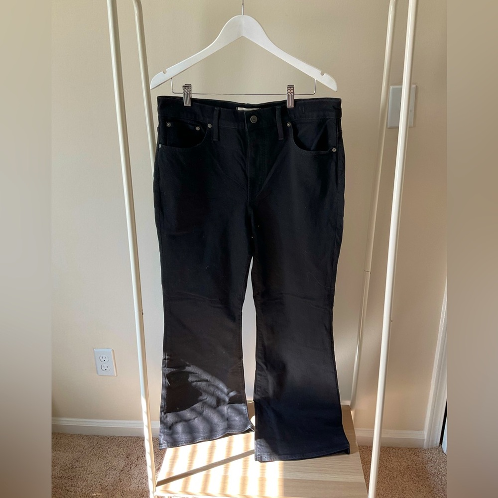 Madewell Perfect Flare Vintage in Black NEVER WORN
